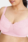 Zivame True Curv Double Layered Non Wired 3/4th Coverage Sag Lift Bra - Dawn Pink — thumbnail 4